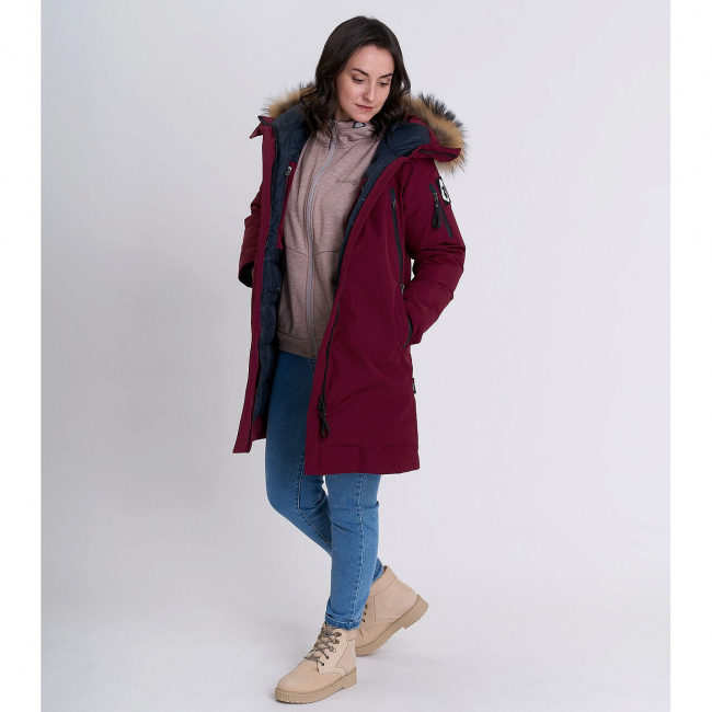 Полупальто RedFox Dikson IV жен. (XL, малиновый (9159197))