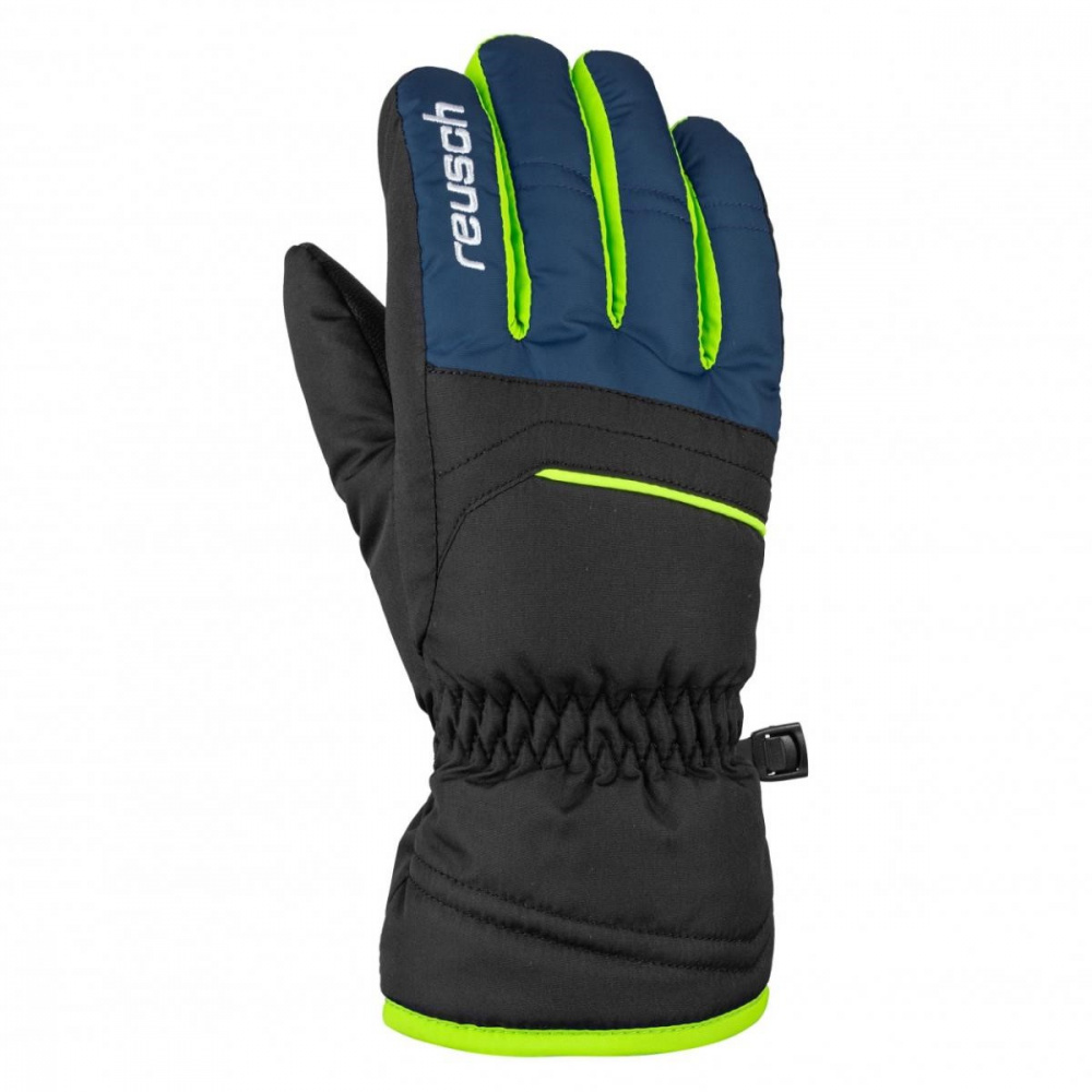 Перчатки Reusch Alan Junior (5.5, black/dress blue/neon green (9158280))