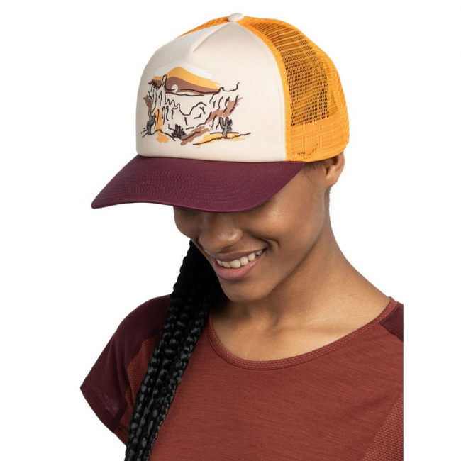 Кепка BUFF /25/ 135755 Trucker Sylva Apricot