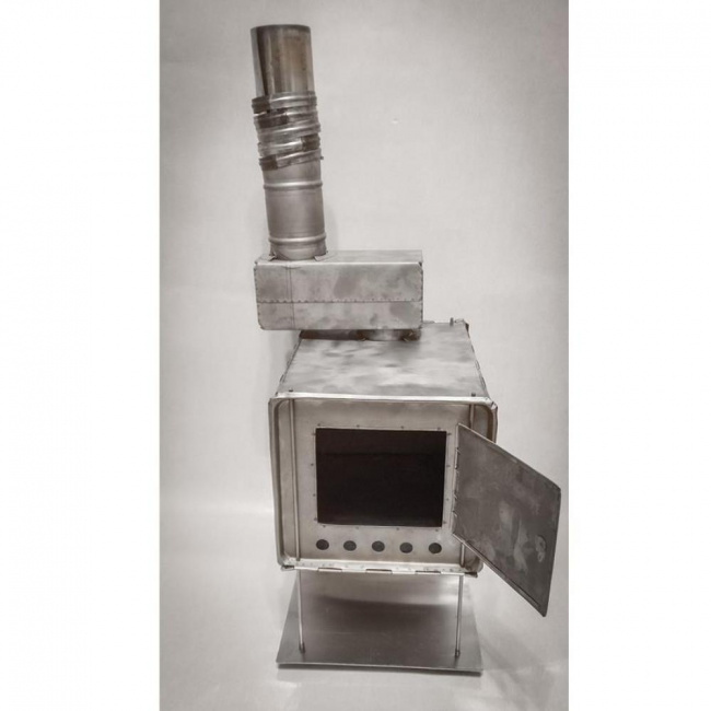 Печка туристическая титановая мини