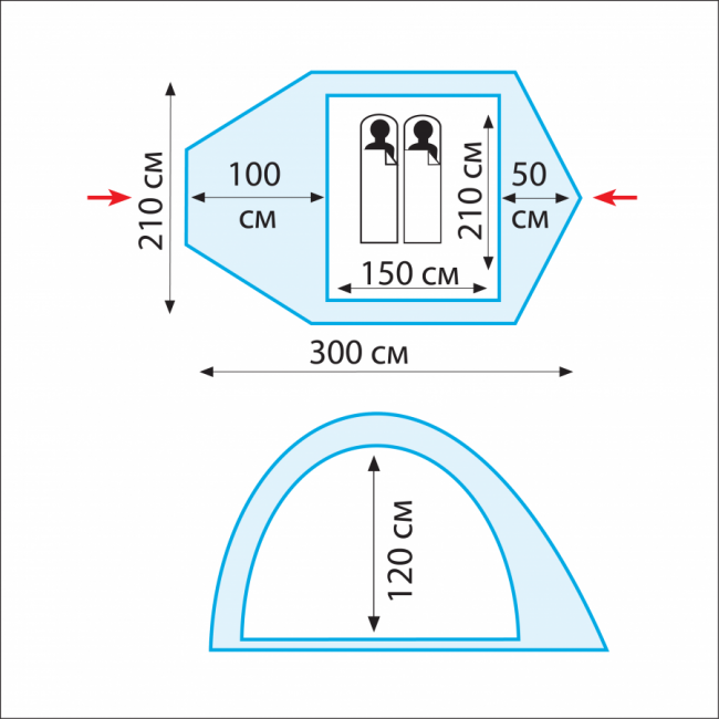 Палатка Tramp Lair 2 V2