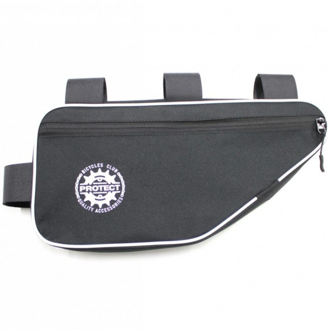Велосумка PROTECT под раму 32x16x5 см (черный/белый (9166137))