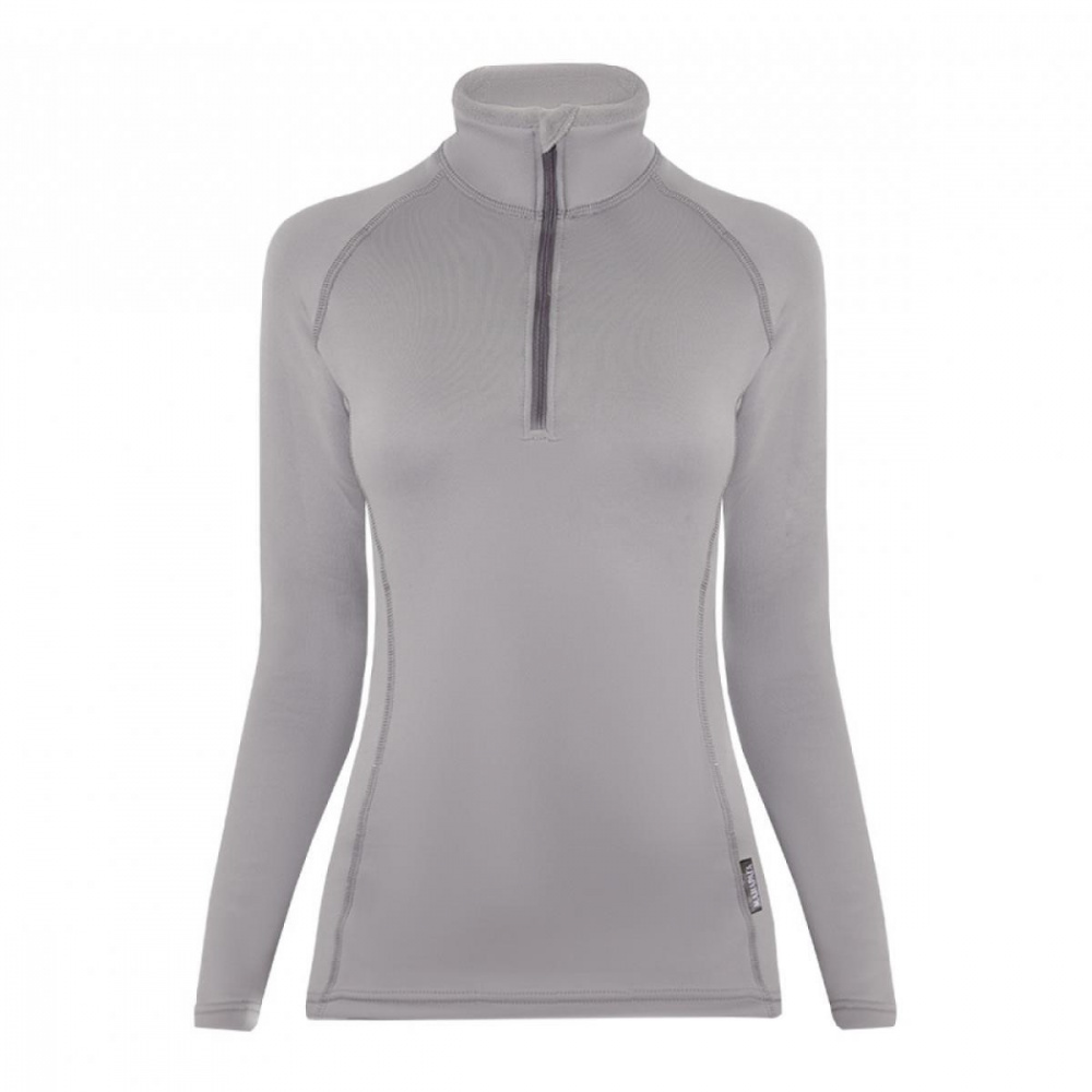 Пуловер с молнией Манарага Войкар жен. (42, светло-серый (9167567))