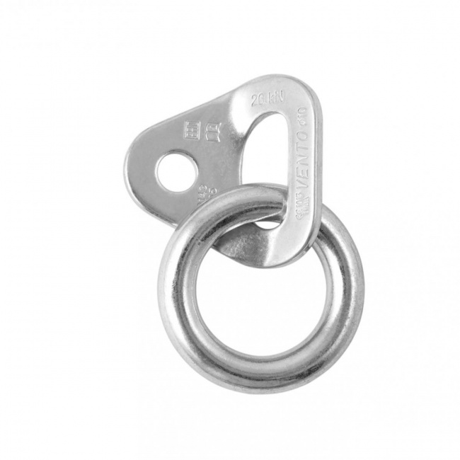 Шлямбурное ухо Венто с кольцом д.10 мм оцинковка 