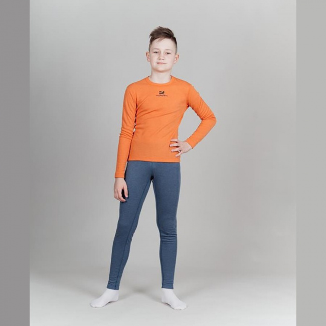 Комплект термобелья Nordski Kids Soft (134, orange/green (9159555))
