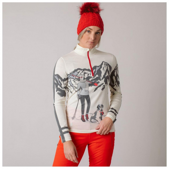 Футболка Krimson Klover Bernie Merino Snow жен.