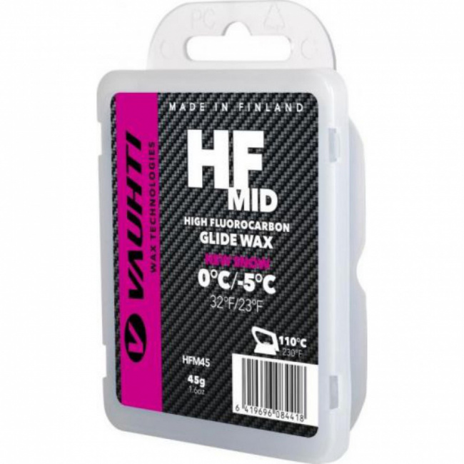 Мазь скольжения Vauhti HF Mid (0...-5) 45гр. Мазь скольжения Vauhti HF Mid (0...-5) 45гр.