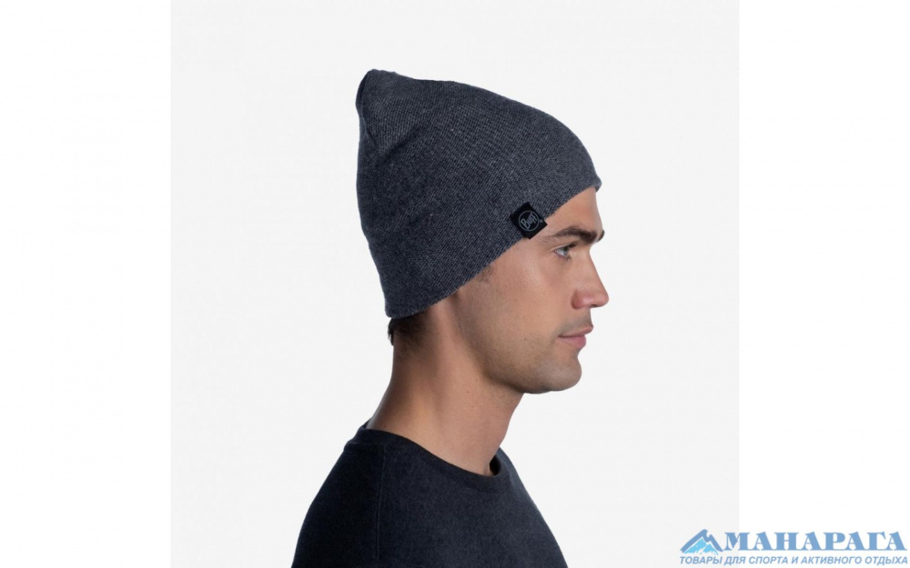 Шапка BUFF /24-25/ 116032 Knitted & Full Fleece Hat Lyne Grey