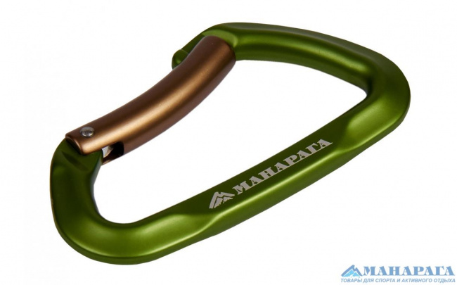 Карабин Манарага скалолазный с гнутой защелкой