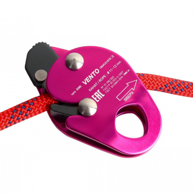 Зажим страховочный Венто Капля дюраль