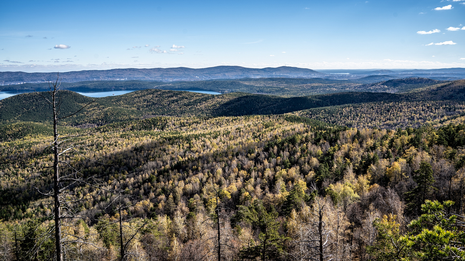 Хребет Заозерный в Челябинской области