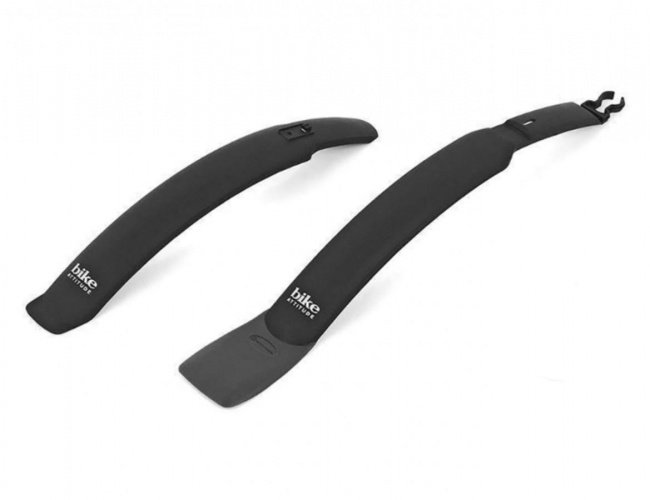 Крылья BIKE DFNO-655FRL-PFB01 с брызговиком 24-26