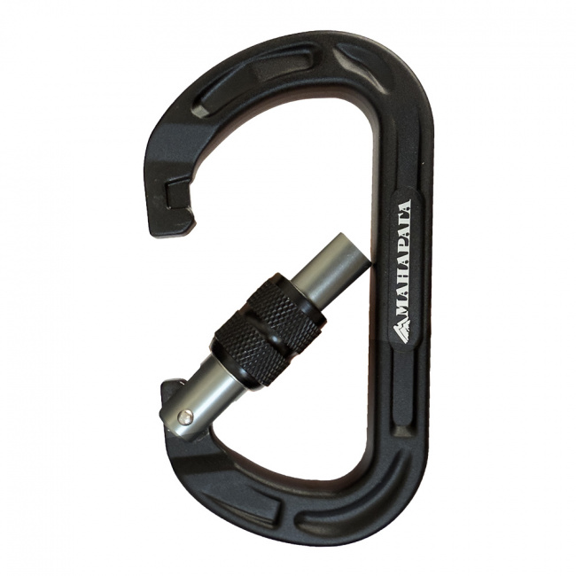 Карабин Манарага Strong D-образный с муфтой