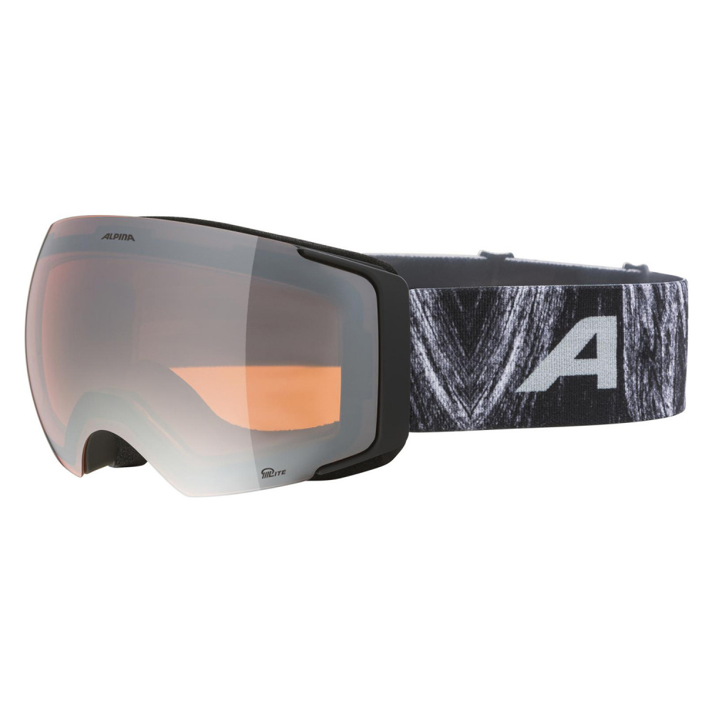 Маска Alpina Falera Mag (q-lite silver S2/pink S1, black glacier matt (9182361))