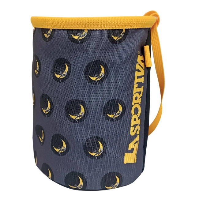 Мешочек для магнезии La Sportiva Climbing  On The Moon (carbon/giallo (9172427))