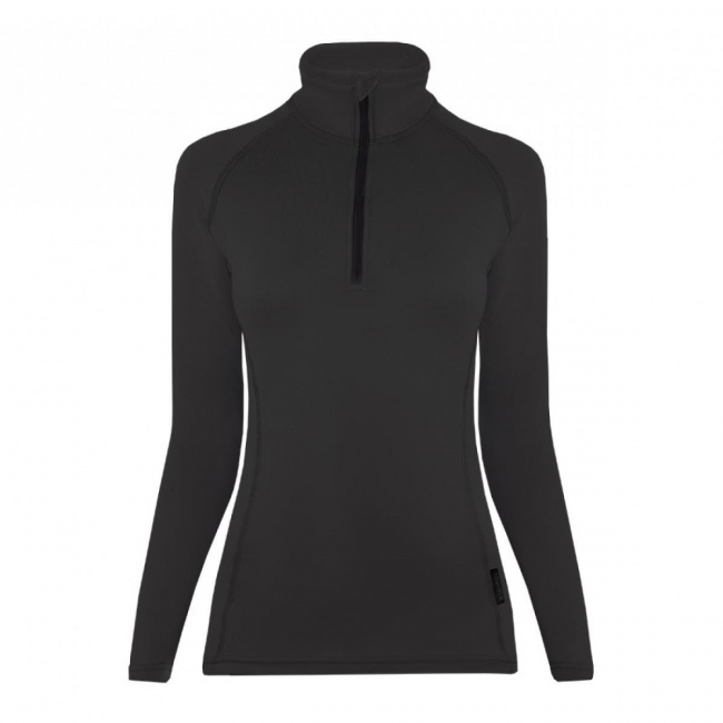 Пуловер с молнией Манарага Войкар жен. (50, черный (9170576))