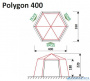 Тент GreenLand Polygon 400