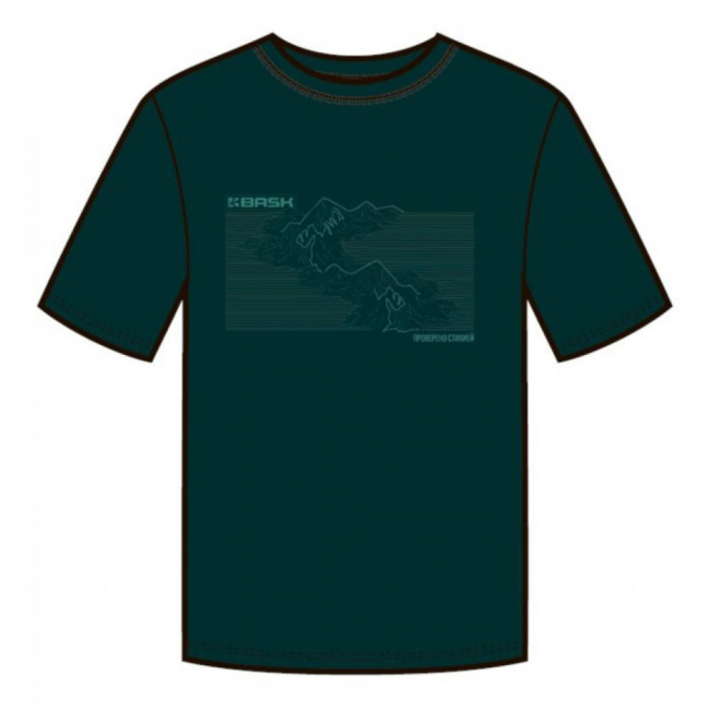 Футболка BASK Topography MT V2 (60, морская волна (9174995))