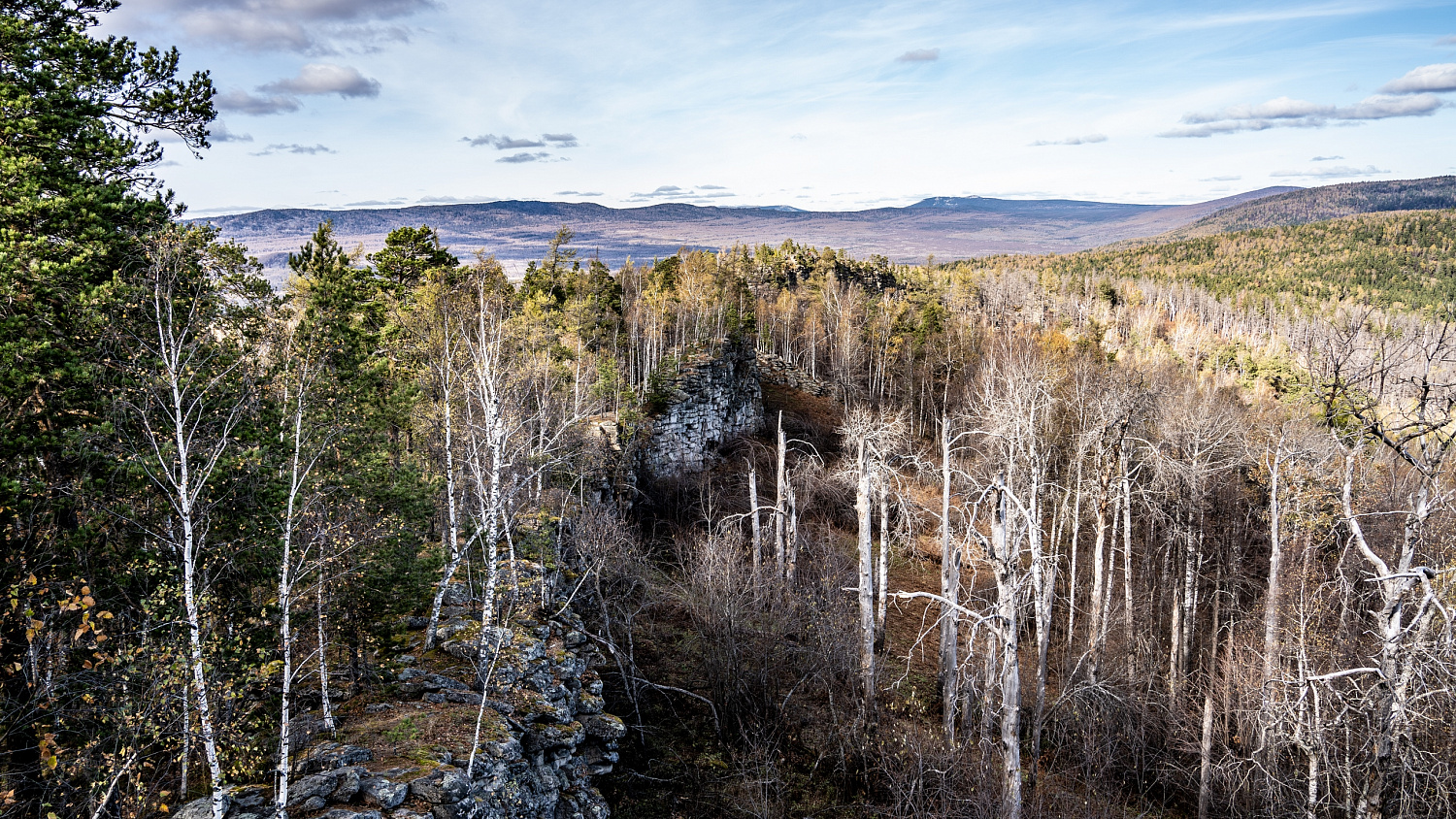 Хребет Заозерный в Челябинской области