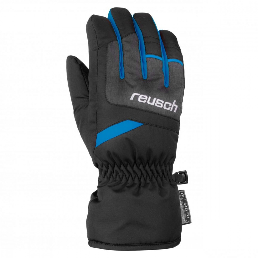 Перчатки Reusch Bennet R-Tex XT Junior (5.5, black/black melange/brilliant blue (9158272))
