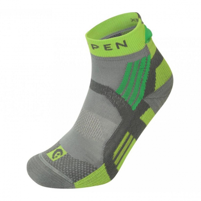 Носки Lorpen X3TPE Trail Running Padded ECO (XL, grey/green (9156865))