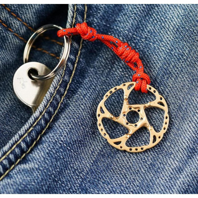 Брелок бронзовый ExJe Тормозной диск