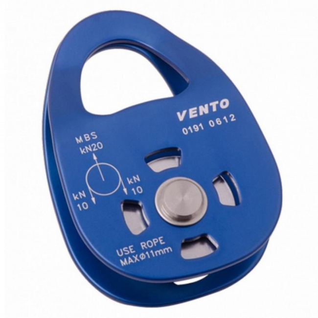 Блок-ролик Венто одинарный Single (дюраль) с подшипником