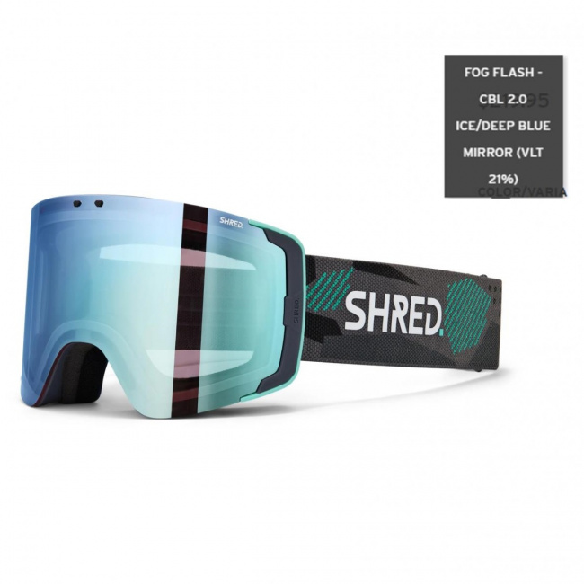 Маска Shred Gratify (cbl 2.0 deep blue mirror, fog flash (9168959))