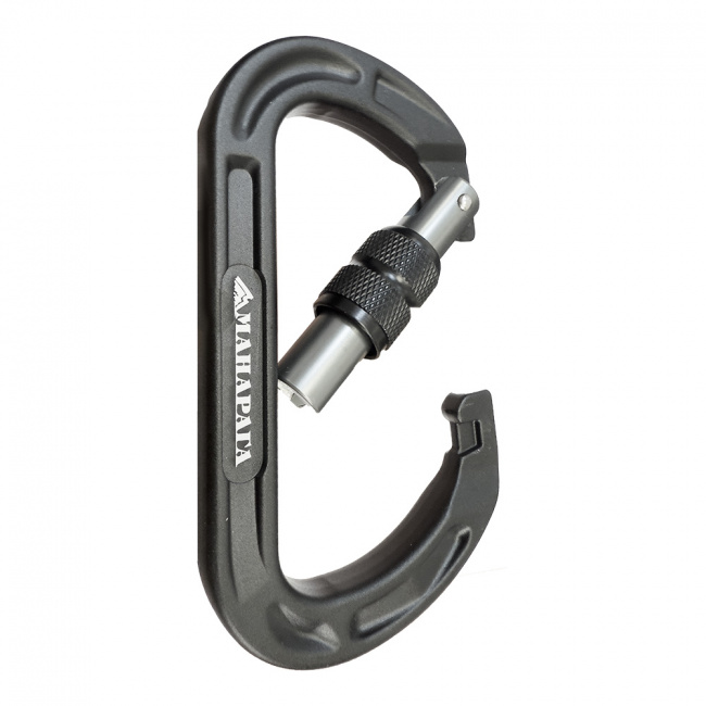 Карабин Манарага Strong D-образный с муфтой