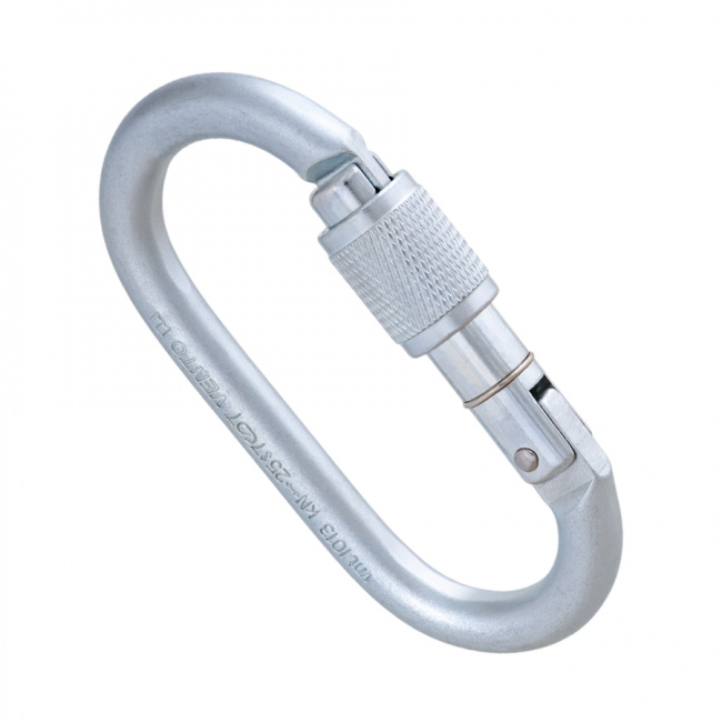 Карабин Венто Стальной овал с муфтой 