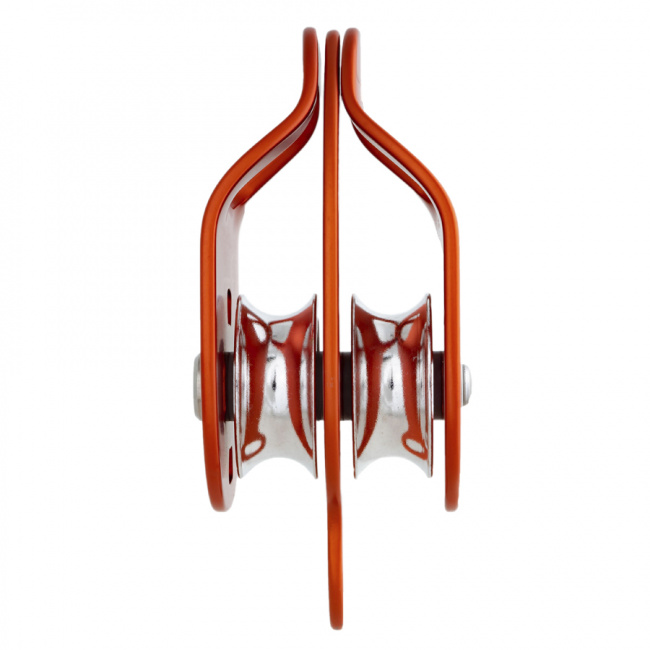 Блок-ролик Венто двойной Double (дюраль) с подшипником