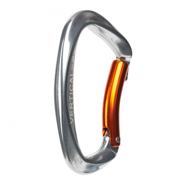 Карабин Вертикаль скалолазный с гнутой защелкой keylock 0210