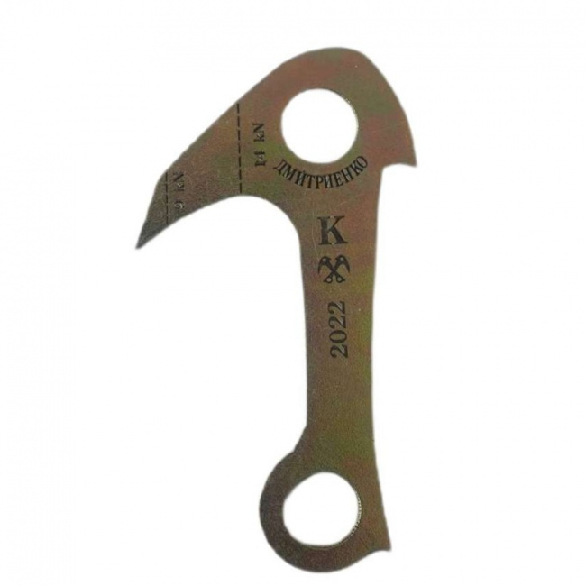 Крюк Дмитриенко якорный скальный К