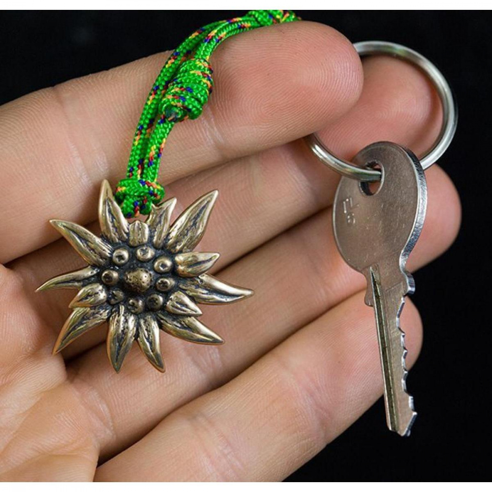 Брелок бронзовый ExJe Эдельвейс