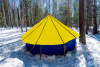 Тент на шатер МАНАРАГА Зима с отверстием для печки