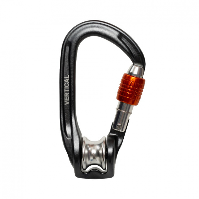 Карабин Вертикаль с роликом Рок-н-ролл с муфтой