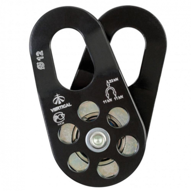 Блок-ролик Вертикаль стальной с подшипником 0402