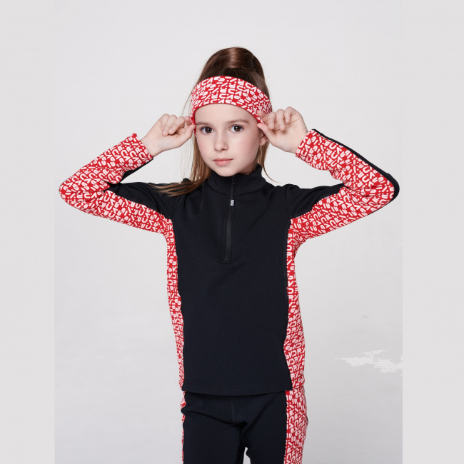 Костюм BASK Ingi (128, черный/красный (9150003))