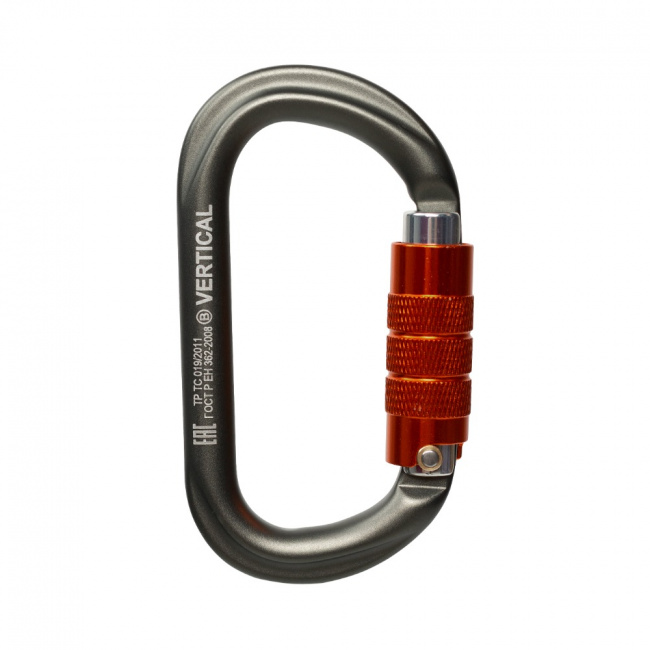 Карабин Вертикаль Gray овал автомат 0261-2