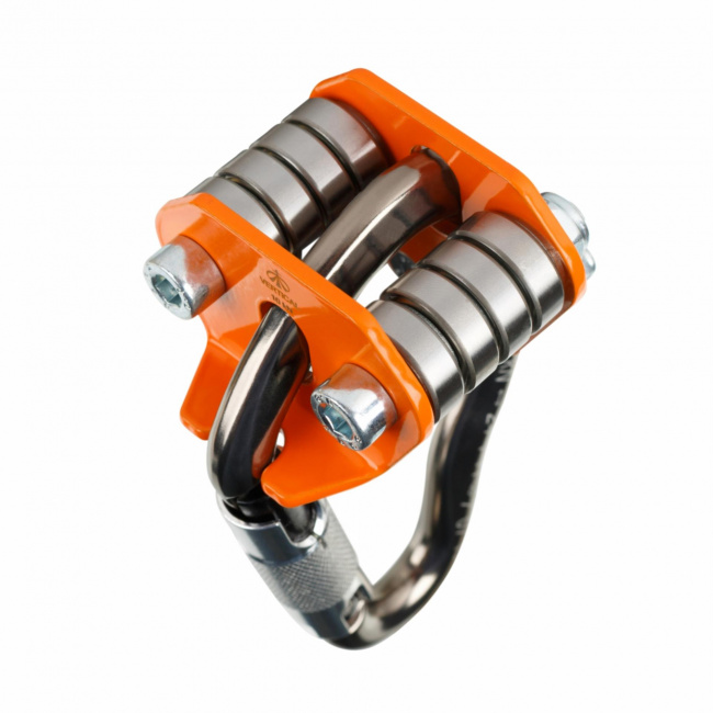 Вспомогательный ролик для переправ Вертикаль с карабином Гусь 0422-4