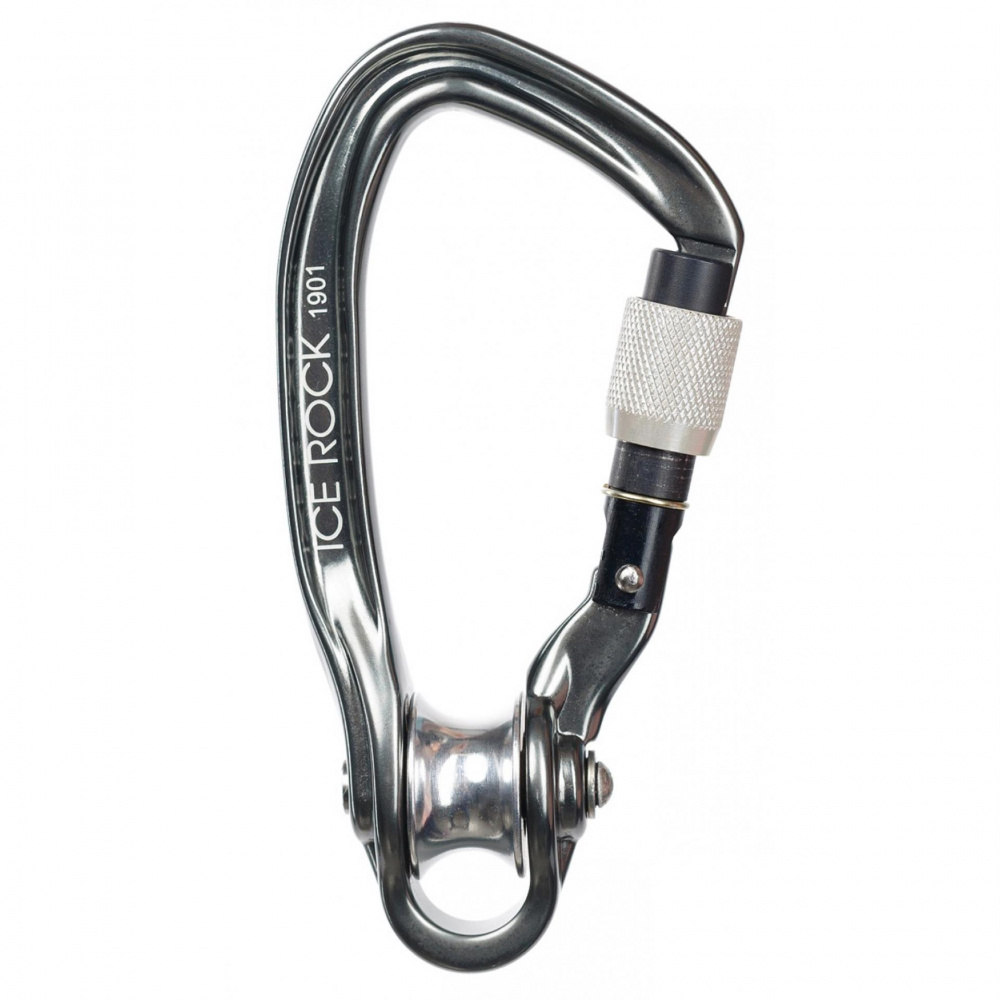 Карабин Вертикаль с роликом Пингвин 0250