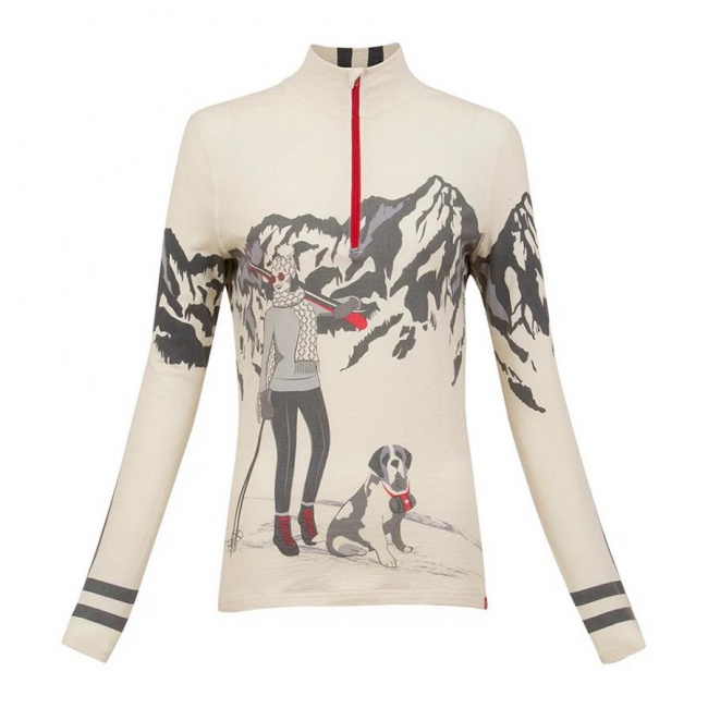 Футболка Krimson Klover Bernie Merino Snow жен.