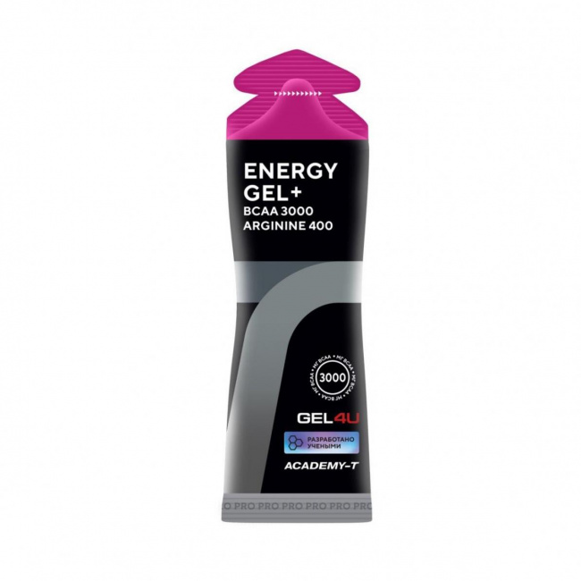 Гель энергетический углеводны с BCAA GEL4U, вкус Лесные ягоды, 60 мл