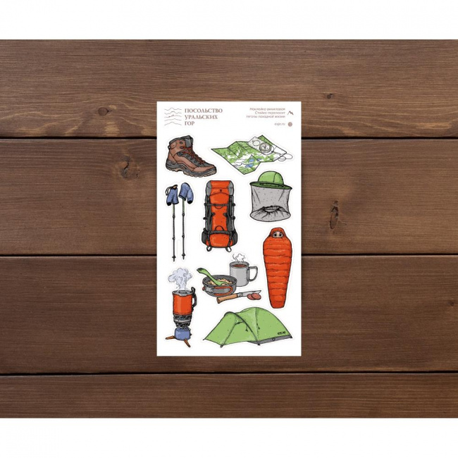 Стикерпак ExJe Пеший туризм