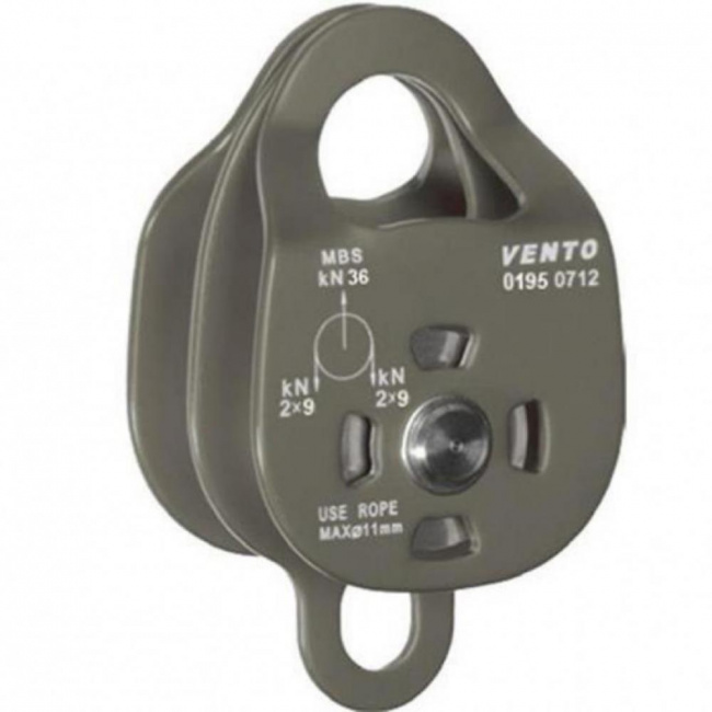 Блок-ролик Венто двойной Twin 36 дюраль с подшипником