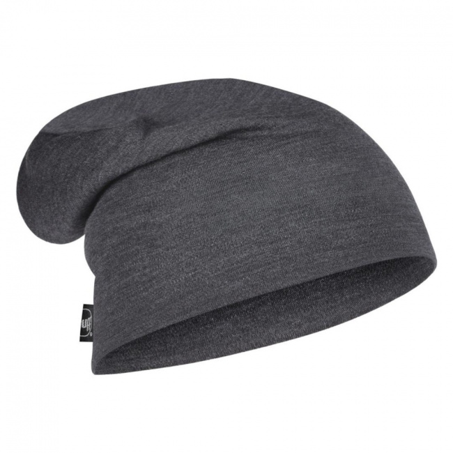 Шапка BUFF /25-26/ 111117 Merino Heavyweight Hat Solid Grey