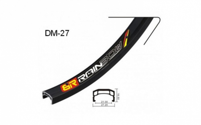 Обод мод. DM-27 26 двойной 36h пистонир.