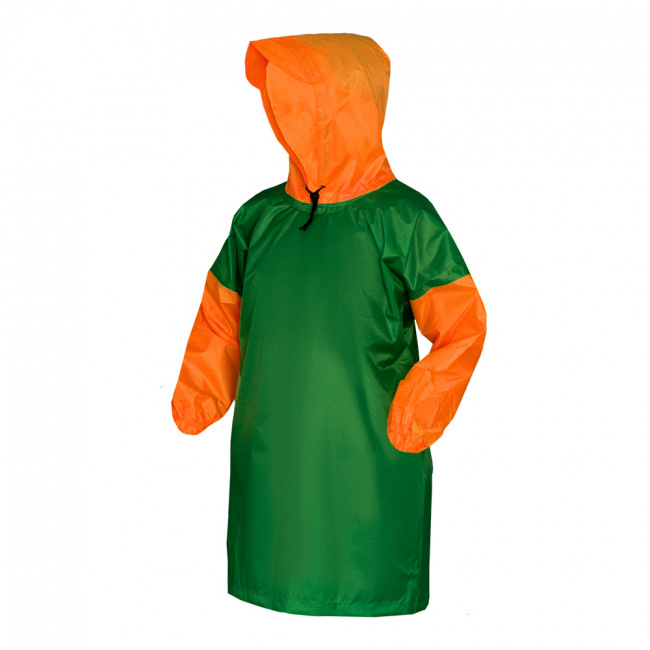 Накидка от дождя МАНАРАГА детская (M , оранжево-зелёный (9159676))