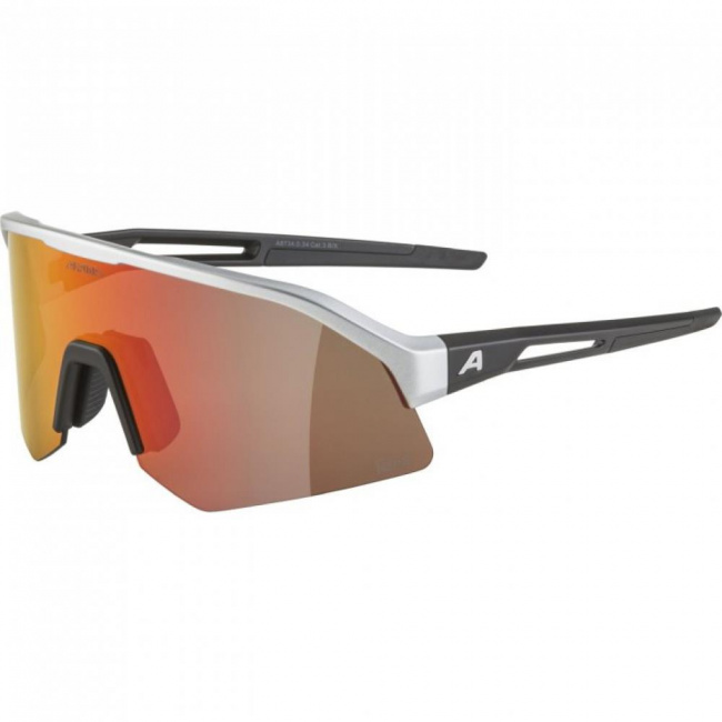 Очки Alpina Sonic HR Q-Lite (red mirror cat.3, aluminum matt/green (9178560))
