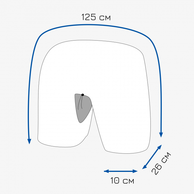 Накидка на велорюкзак МАНАРАГА mini
